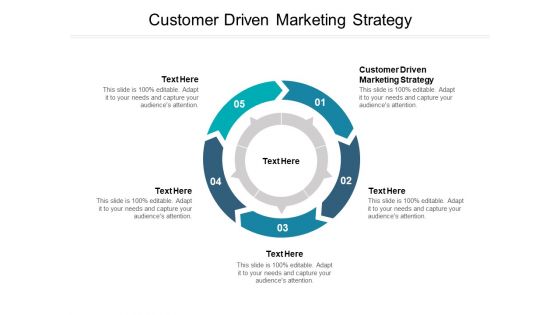 Customer Driven Marketing Strategy Ppt PowerPoint Presentation Ideas Graphics Download Cpb