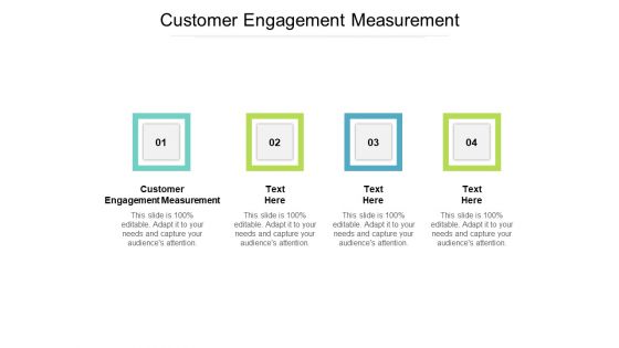 Customer Engagement Measurement Ppt PowerPoint Presentation Icon Cpb