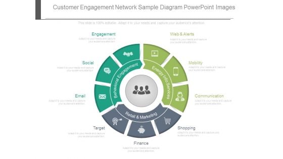 Customer Engagement Network Sample Diagram Powerpoint Images Customer Engagement Network Sample Diagram Powerpoint Images