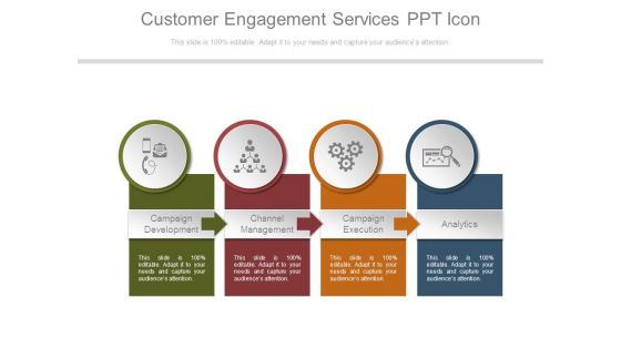 Customer Engagement Services Ppt Icon