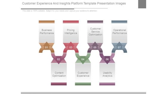 Customer Experience And Insights Platform Template Presentation Images