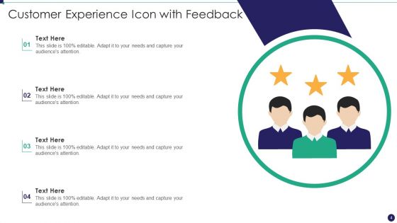 Customer Experience Icon Ppt PowerPoint Presentation Complete With Slides