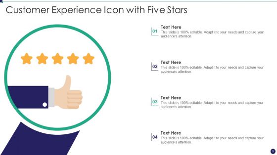 Customer Experience Icon Ppt PowerPoint Presentation Complete With Slides