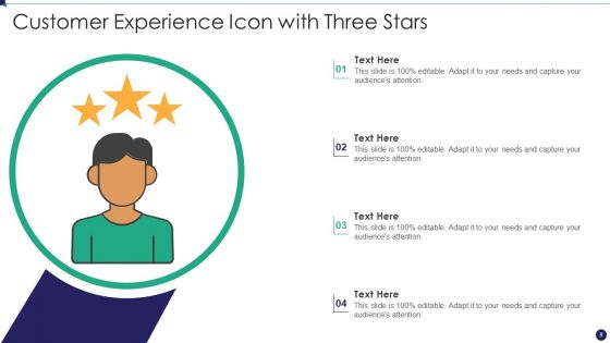 Customer Experience Icon Ppt PowerPoint Presentation Complete With Slides
