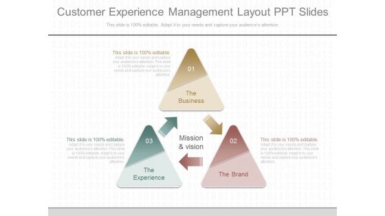 Customer Experience Management Layout Ppt Slides