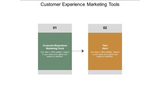 Customer Experience Marketing Tools Ppt PowerPoint Presentation Icon Example Cpb