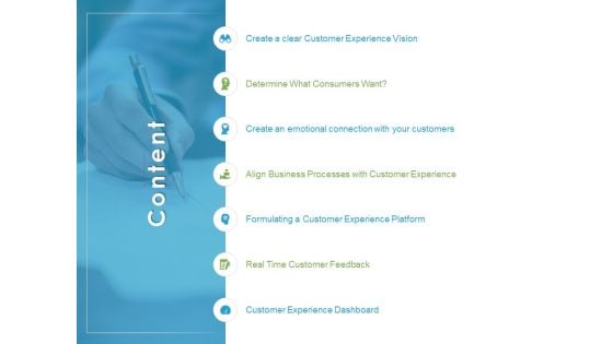 Customer Experience Process Content Ppt Styles Infographics PDF