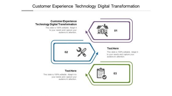 Customer Experience Technology Digital Transformation Ppt PowerPoint Presentation Styles Master Slide Cpb