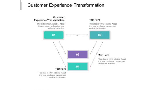 Customer Experience Transformation Ppt PowerPoint Presentation Gallery Inspiration Cpb