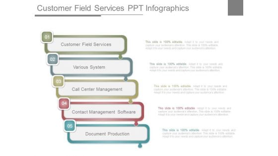 Customer Field Services Ppt Infographics