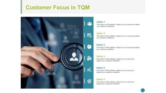 Customer Focus In Tqm Ppt PowerPoint Presentation Portfolio Graphic Images