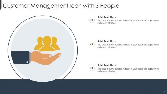 Customer Icon Ppt PowerPoint Presentation Complete With Slides