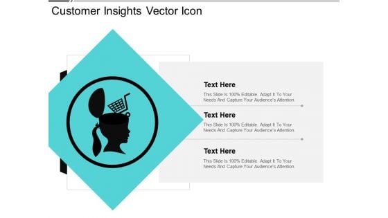 Customer Insights Vector Icon Ppt PowerPoint Presentation Gallery Inspiration PDF