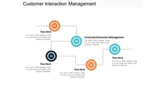 Customer Interaction Management Ppt PowerPoint Presentation Ideas Files Cpb