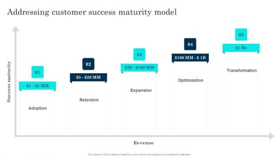 Customer Journey Enhancement Playbook Addressing Customer Success Maturity Model Inspiration PDF