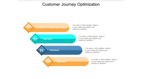Customer Journey Optimization Ppt PowerPoint Presentation Styles Portrait Cpb