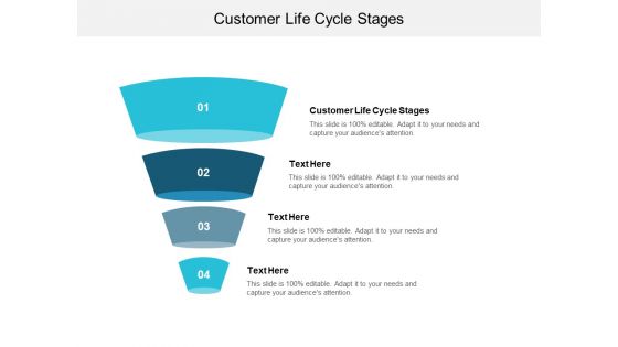 Customer Life Cycle Stages Ppt PowerPoint Presentation Infographics Background Images Cpb