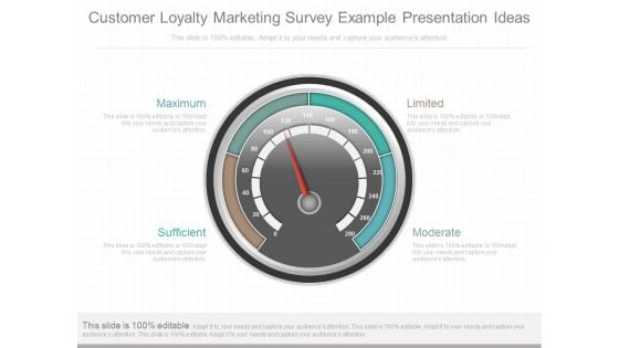 Customer Loyalty Marketing Survey Example Presentation Ideas