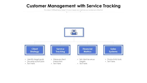 Customer Management With Service Tracking Ppt PowerPoint Presentation File Graphics Template PDF