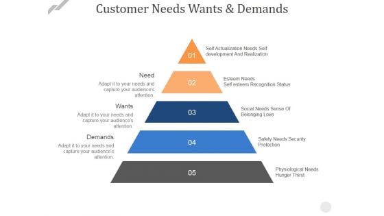 Customer Needs Wants And Demands Ppt PowerPoint Presentation Model Templates