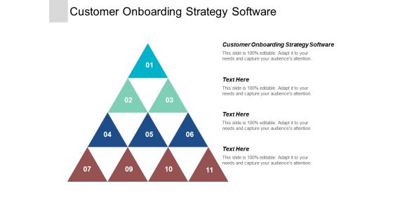 Customer Onboarding Strategy Software Ppt Powerpoint Presentation Infographics Skills Cpb