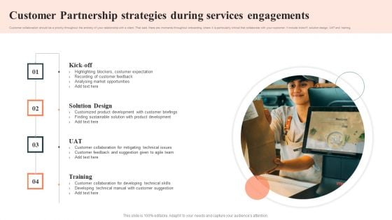 Customer Partnership Strategies During Services Engagements Background PDF Customer Partnership Strategies During Services Engagements Background PDF