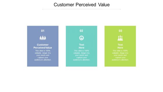 Customer Perceived Value Ppt PowerPoint Presentation Pictures Show Cpb