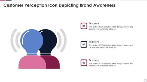 customer perception icon depicting brand awareness guidelines pdf