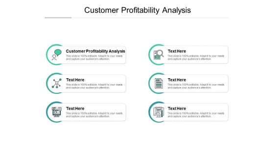 Customer Profitability Analysis Ppt PowerPoint Presentation Portfolio Design Inspiration Cpb