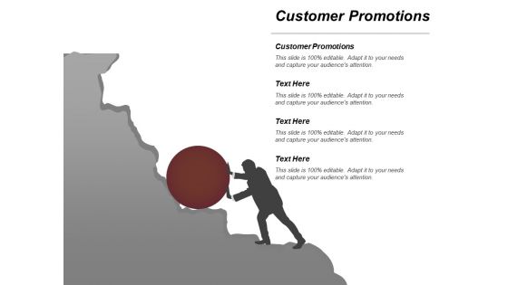 Customer Promotions Ppt Powerpoint Presentation Gallery Demonstration Cpb