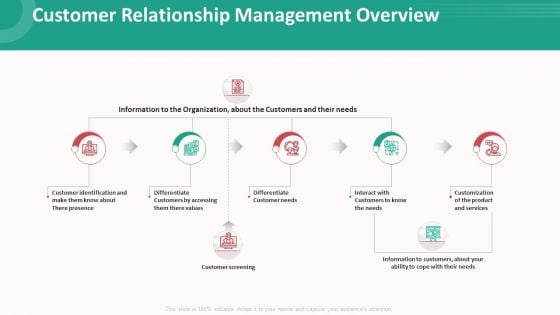 Customer Relationship Management Action Plan Customer Relationship Management Overview Formats PDF