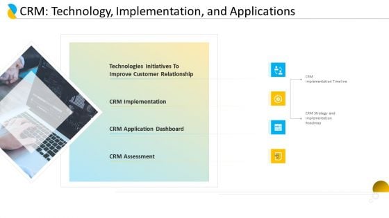 Customer Relationship Management CRM Technology Implementation And Applications Pictures PDF