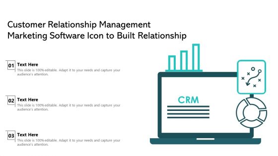 Customer Relationship Management Marketing Software Icon To Built Relationship Layout PDF