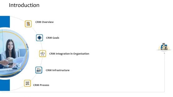 Customer Relationship Management Procedure Introduction Ppt Gallery Smartart PDF