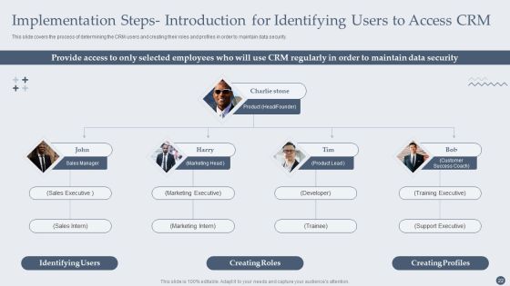 Customer Relationship Management Software Deployment Guide Ppt PowerPoint Presentation Complete Deck With Slides Slide22