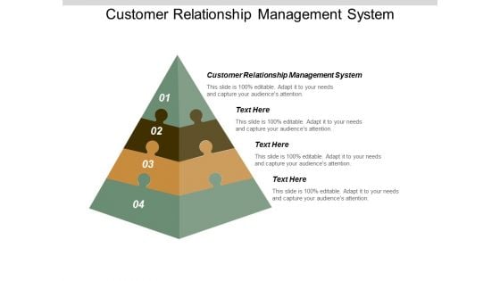 Customer Relationship Management System Ppt Powerpoint Presentation Ideas Slideshow Cpb