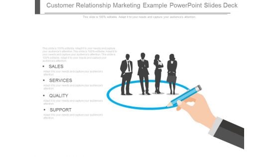 Customer Relationship Marketing Example Powerpoint Slides Deck