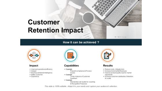 Customer Retention Impact Ppt PowerPoint Presentation Outline Slides