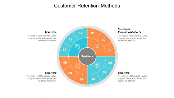 Customer Retention Methods Ppt PowerPoint Presentation Infographics Designs Download Cpb