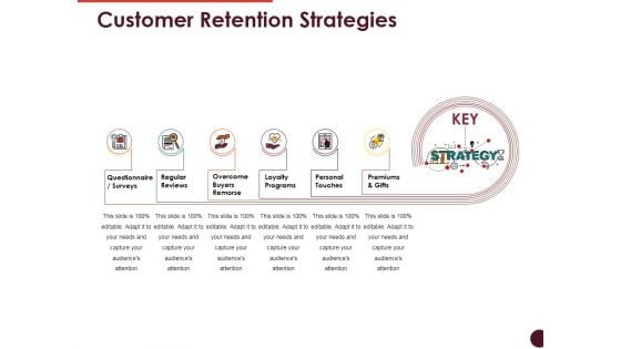 Customer Retention Strategies Ppt PowerPoint Presentation Icon