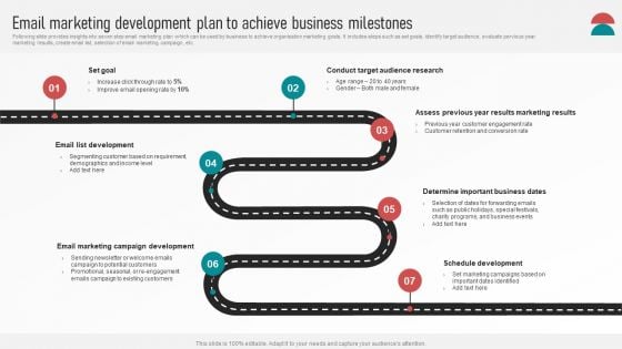 Customer Retention With Email Advertising Campaign Plan Email Marketing Development Plan To Achieve Microsoft PDF