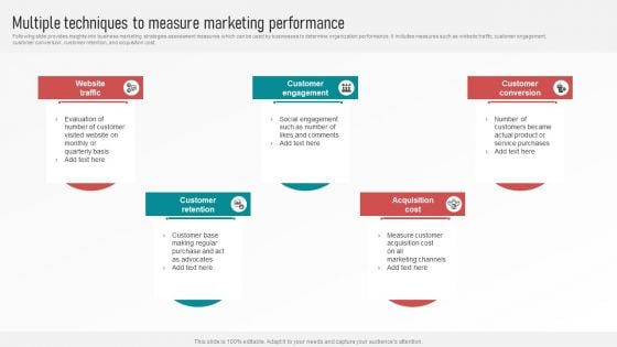 Customer Retention With Email Advertising Campaign Plan Multiple Techniques To Measure Marketing Pictures PDF