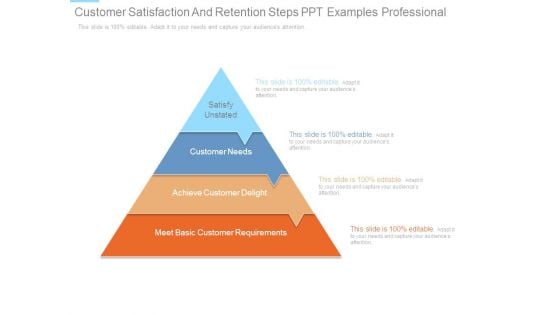 Customer Satisfaction And Retention Steps Ppt Examples Professional