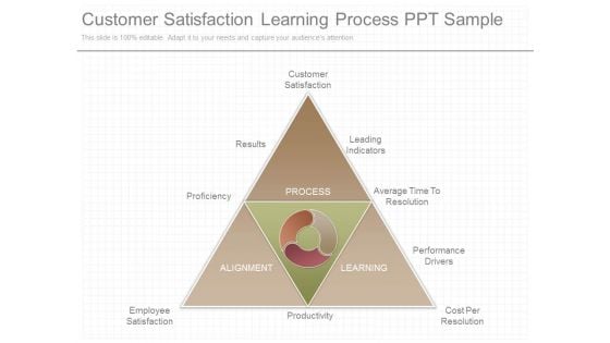 Customer Satisfaction Learning Process Ppt Sample