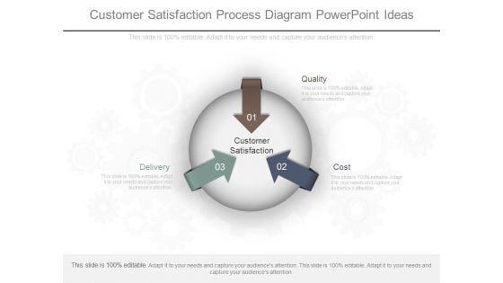 Customer Satisfaction Process Diagram Powerpoint Ideas