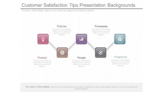Customer Satisfaction Tips Presentation Backgrounds