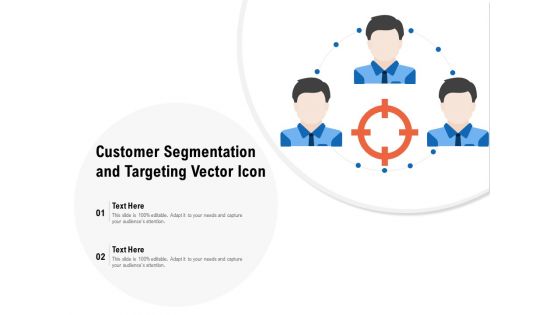 Customer Segmentation And Targeting Vector Icon Ppt Outline Infographic Template PDF