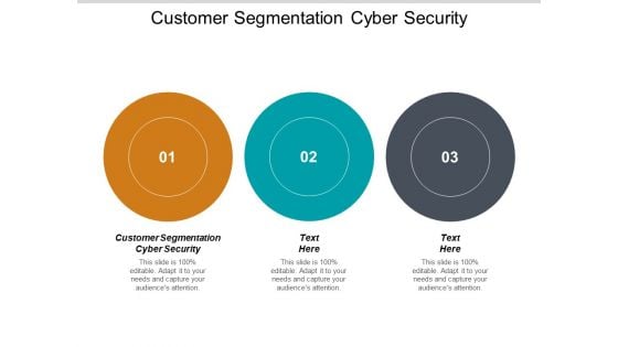 Customer Segmentation Cyber Security Ppt PowerPoint Presentation Layouts Examples Cpb