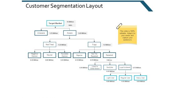 Customer Segmentation Layout Ppt Powerpoint Presentation Portfolio Graphics Pictures