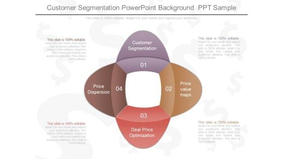 Customer Segmentation Powerpoint Background Ppt Sample